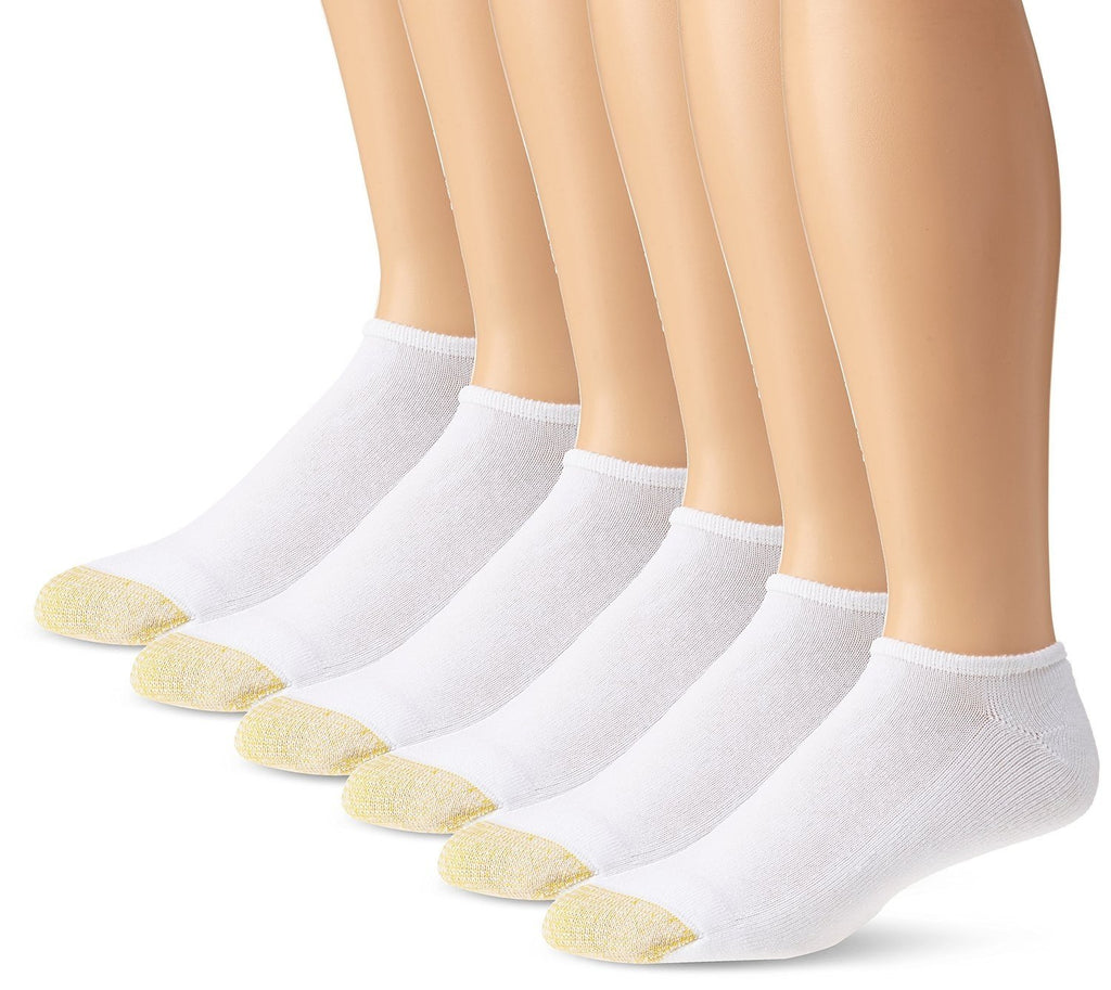 Gold Toe Men's 6-Pack Cotton No Show 656 Athletic Sock