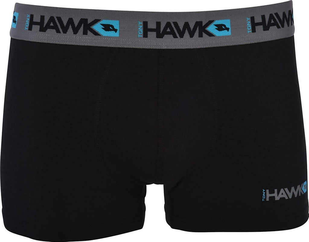 Tony Hawk Men's Boxer Briefs 8-PK Short Leg Trunk Athletic Cotton Stretch No Fly