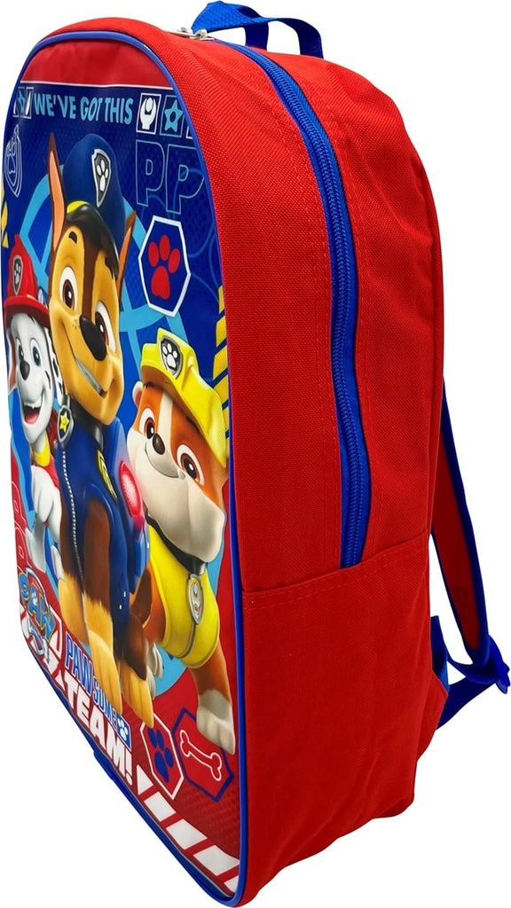 Ruz Paw Patrol Kid's Licensed 15 Inch School Bag Backpack