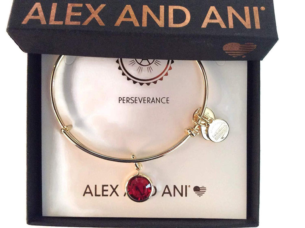 Alex and Ani January Color Code Shiny Gold NWTBC