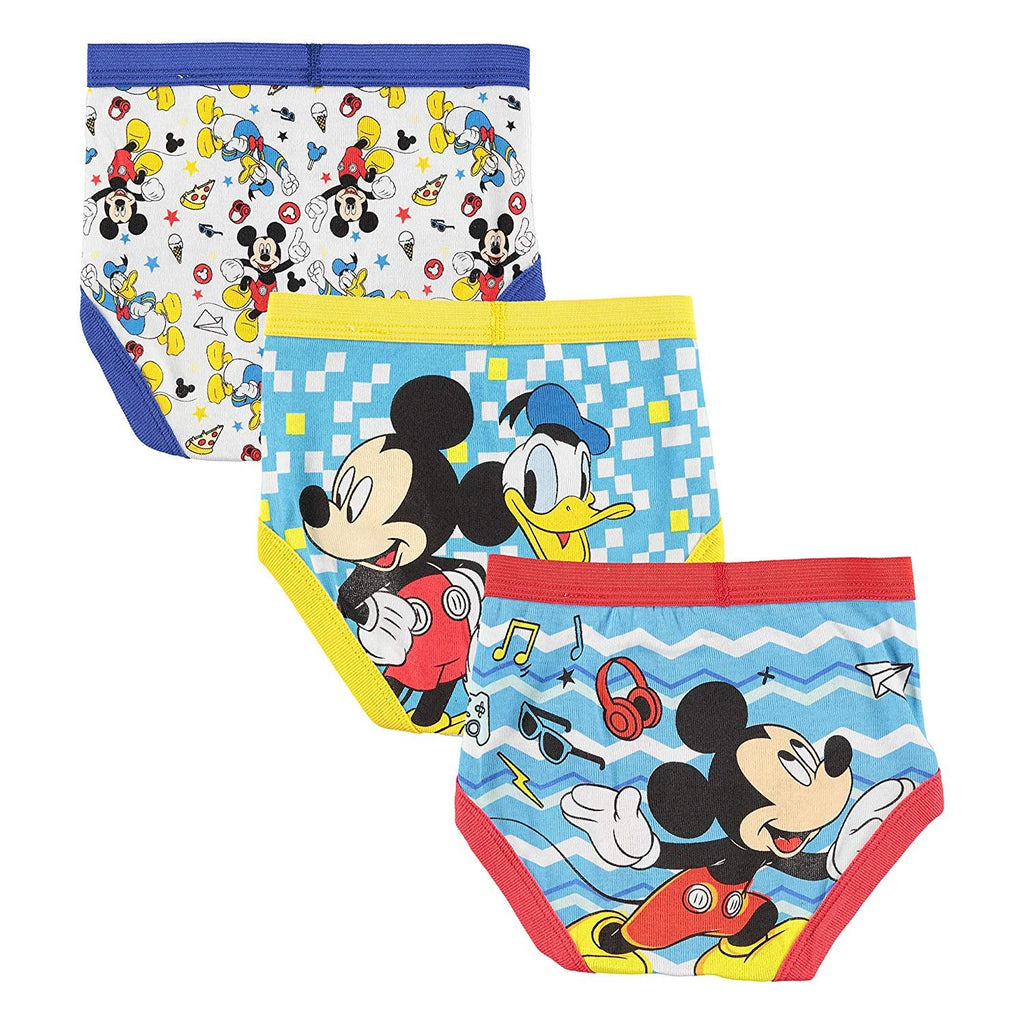 Disney Boys' Toddler Mickey Mouse 3-Pack or 7-Pack Briefs 18M, 2/3T, 4 –  sandstormusa