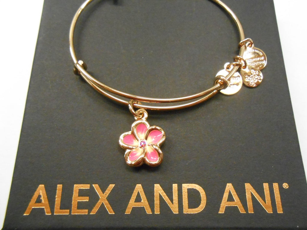 Alex and Ani Womens Color Infusion Tropical Flower Bangle