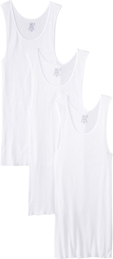Fruit of the Loom Men'sBig Man White A-Shirt(Pack of 3)