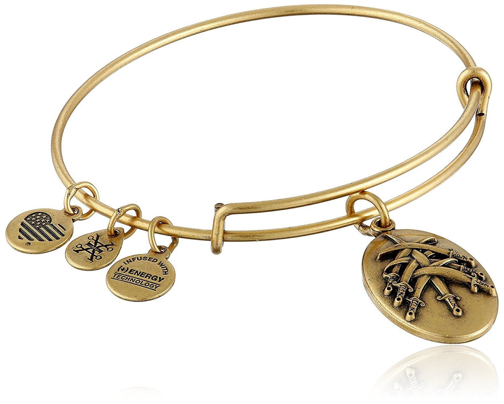 Alex and Ani Seven Swords III Expandable Rafaelian Bangle Bracelet