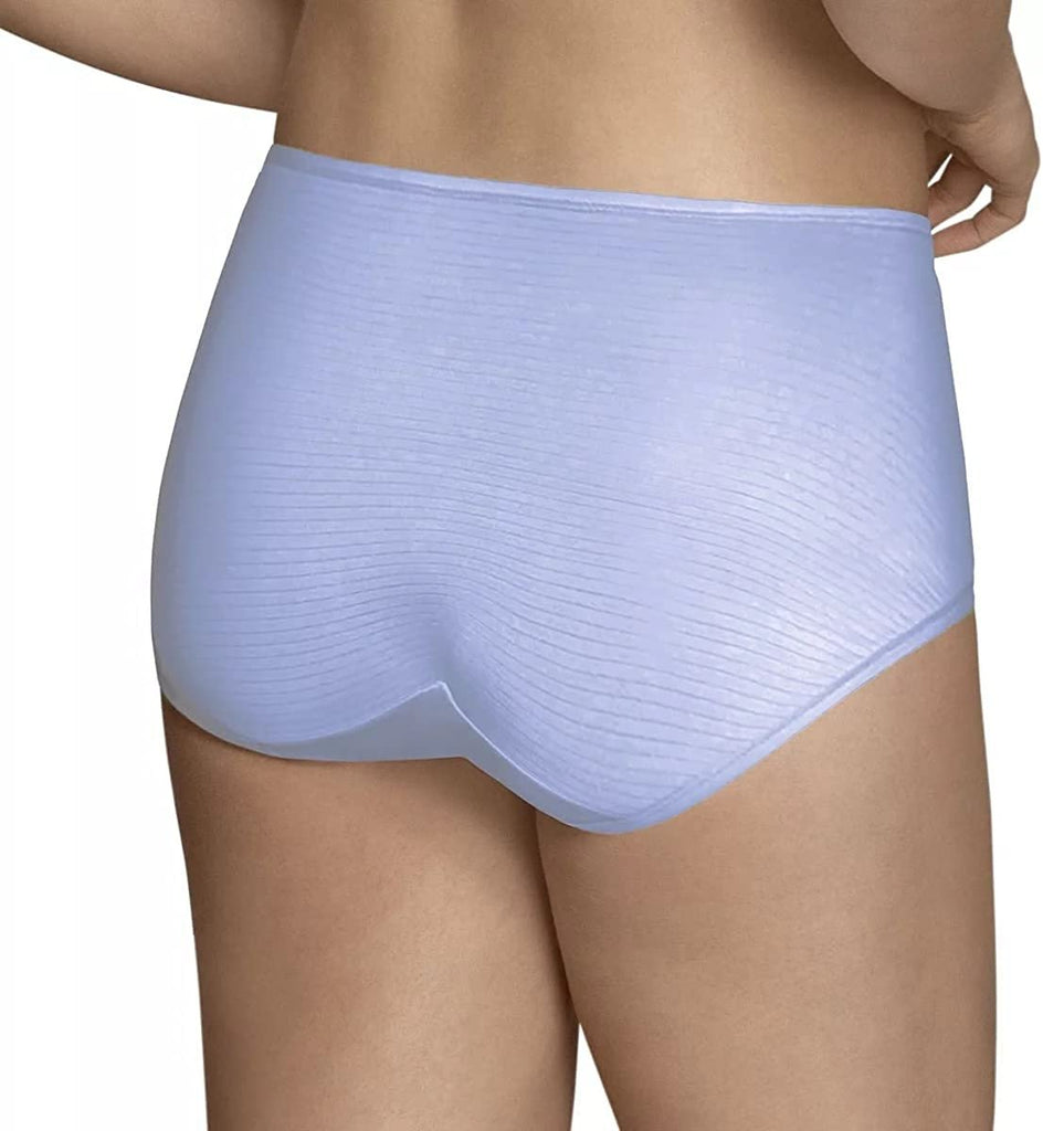 Fruit of the Loom Women's Breathable Cooling Stripes Brief Underwear, 6  Pack 