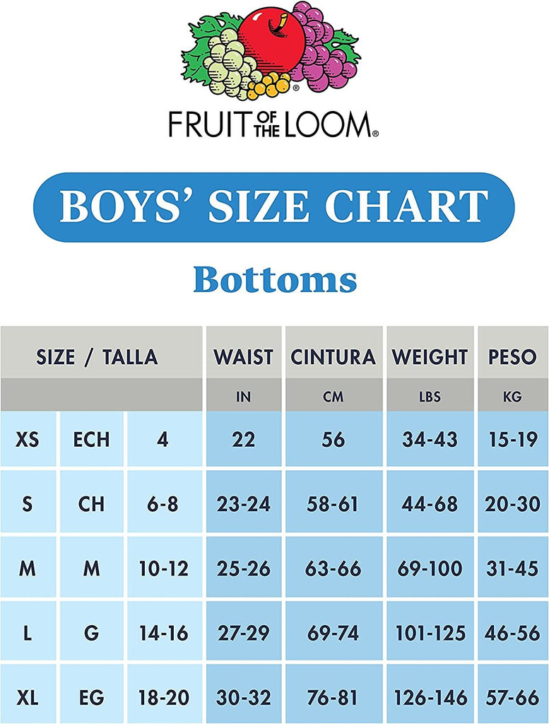 Fruit of the Loom Boys' Seamless Comfort Boxer Brief Underwear