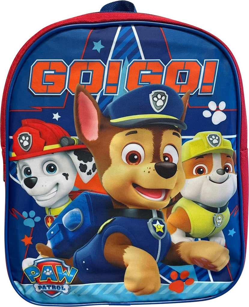 Paw Patrol Toddle Boy 12 Inch Mini Backpack (Red-Blue)