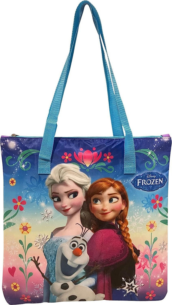 Ruz Frozen Anna and Elsa Large Tote Bag