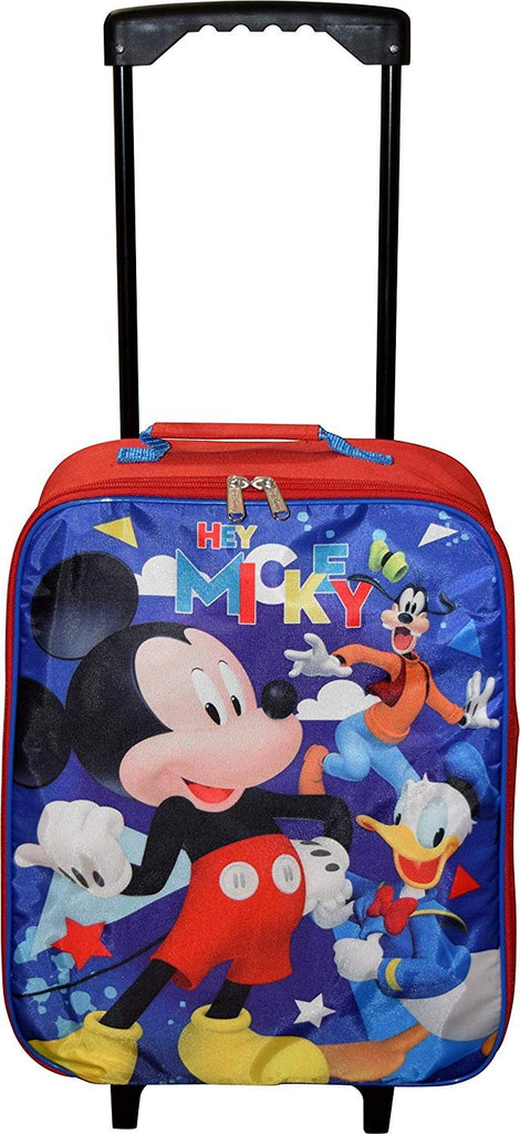 Disney Junior Mickey And The Roadster Racers 15" Collapsible Wheeled Pilot Case - Rolling Luggage