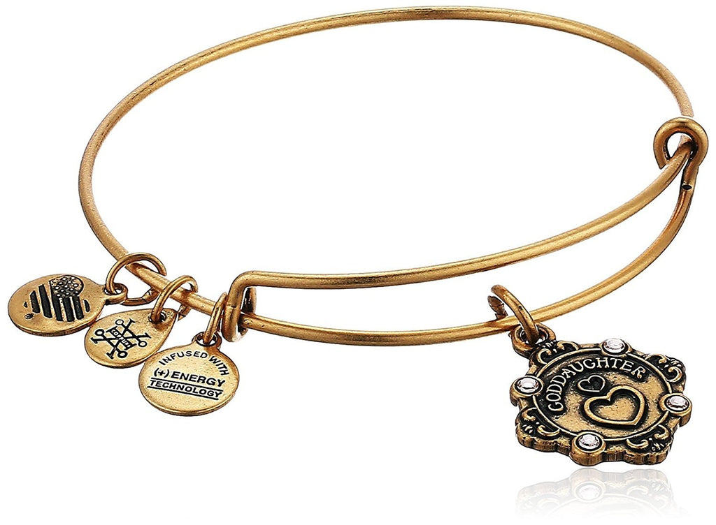 Alex and Ani Women's Because I Love You Goddaughter II Bangle