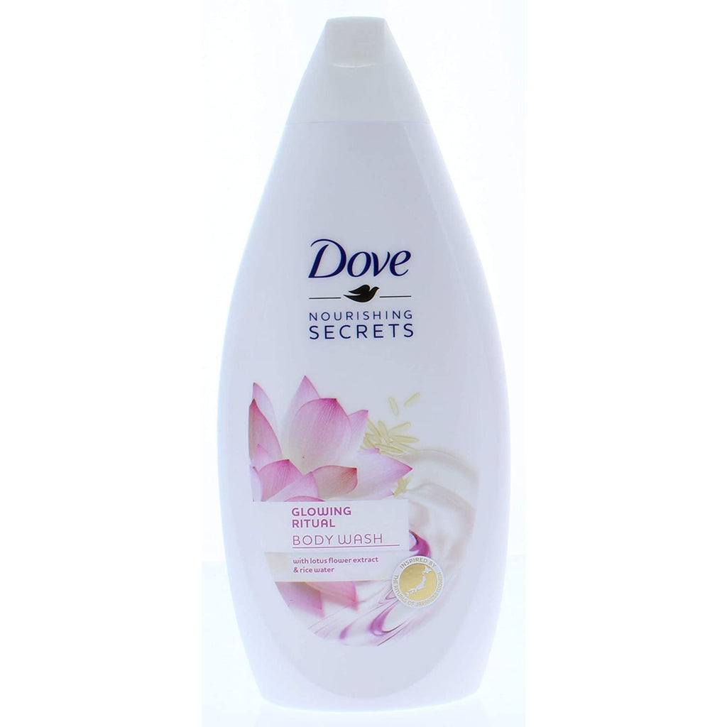 2 Pk. Dove Glowing Ritual Body Wash, Lotus Flower Extract & Rice Water 16.9 Fl Oz (33.8 Fl Oz Total)