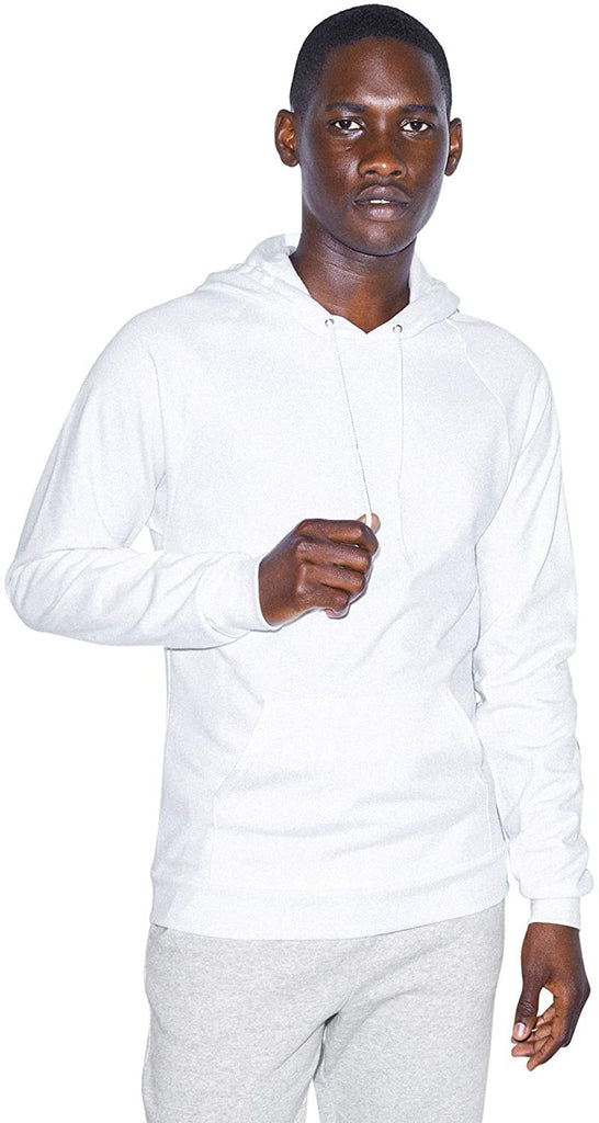 American Apparel Men's California Fleece Long Sleeve Pullover Hoodie