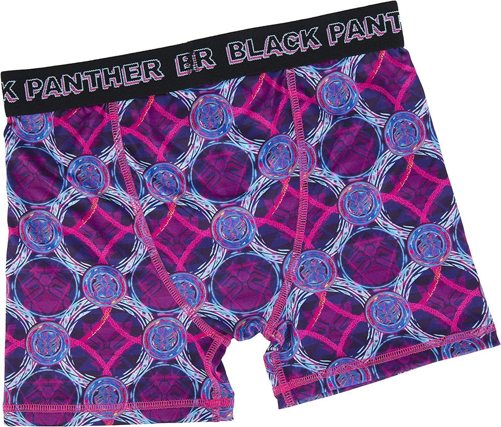 Marvel Boys' Black Panther 7-Pack Athletic Boxer Briefs Underwear Available in Sizes 6, 8, 10