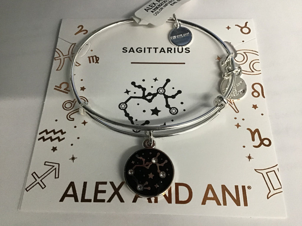 Alex and Ani COLOR INFUSION, SAGITTARIUS EWB, SS Bracelet New In The Box