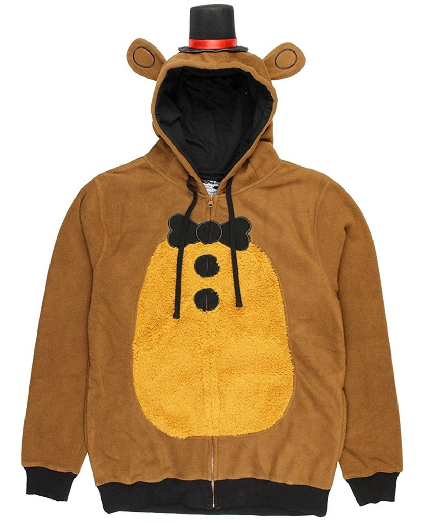 Five Nights at Freddy's Mens Freddy Fazbear Costume Hoodie