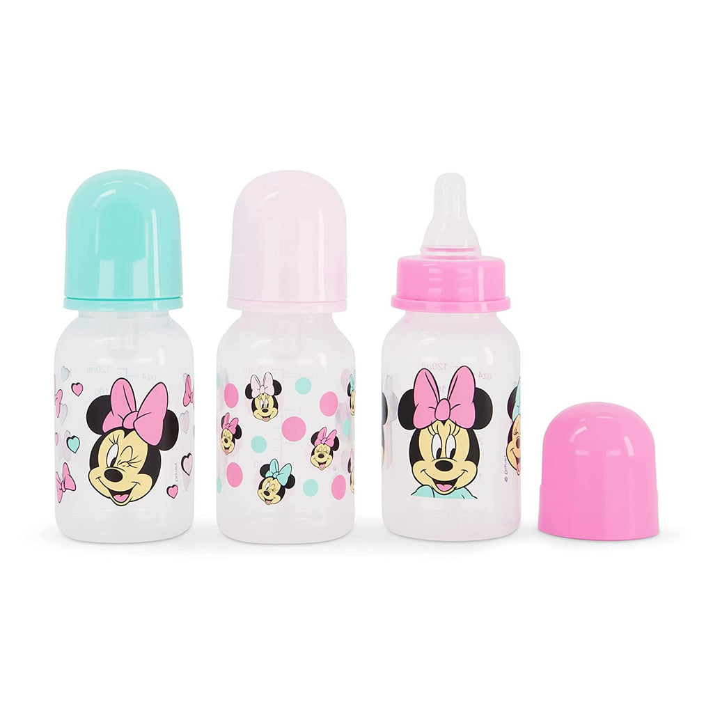 Baby Bottles 5 oz for Boys and Girls| 3 Pack of Disney"Bubble Mint" Infant Bottles for Newborns and All Babies | BPA-Free Plastic Baby Bottle for Baby Shower