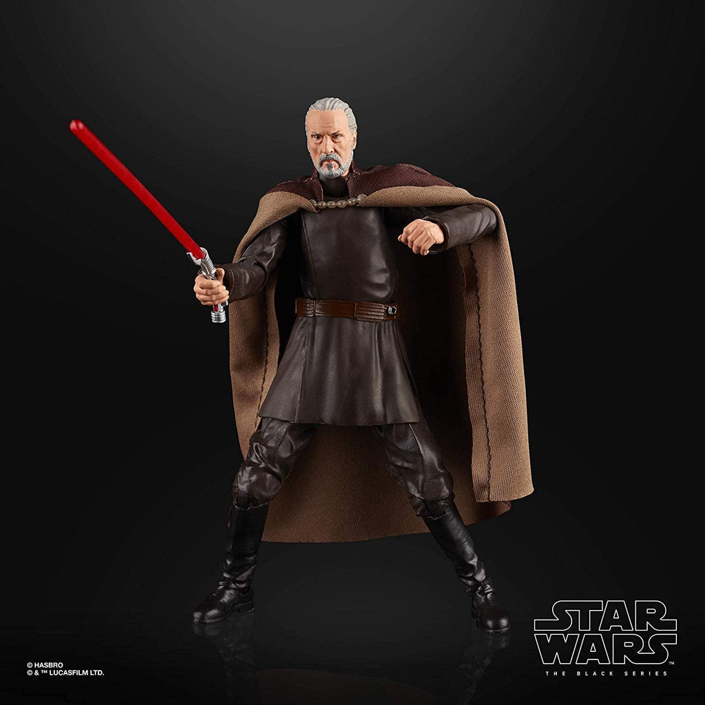 STAR WARS The Black Seriescount Dooku Toy 6" Scale Attack of The Clones Collectible Figure