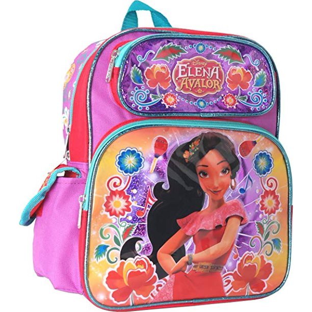 Small Backpack - Disney - Elevan of Avalor - Shiny Flower 12" Bag