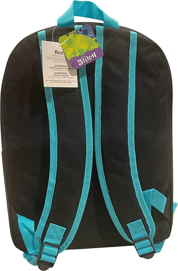 Stitch Unisex 15" Backpack (Black-Blue)