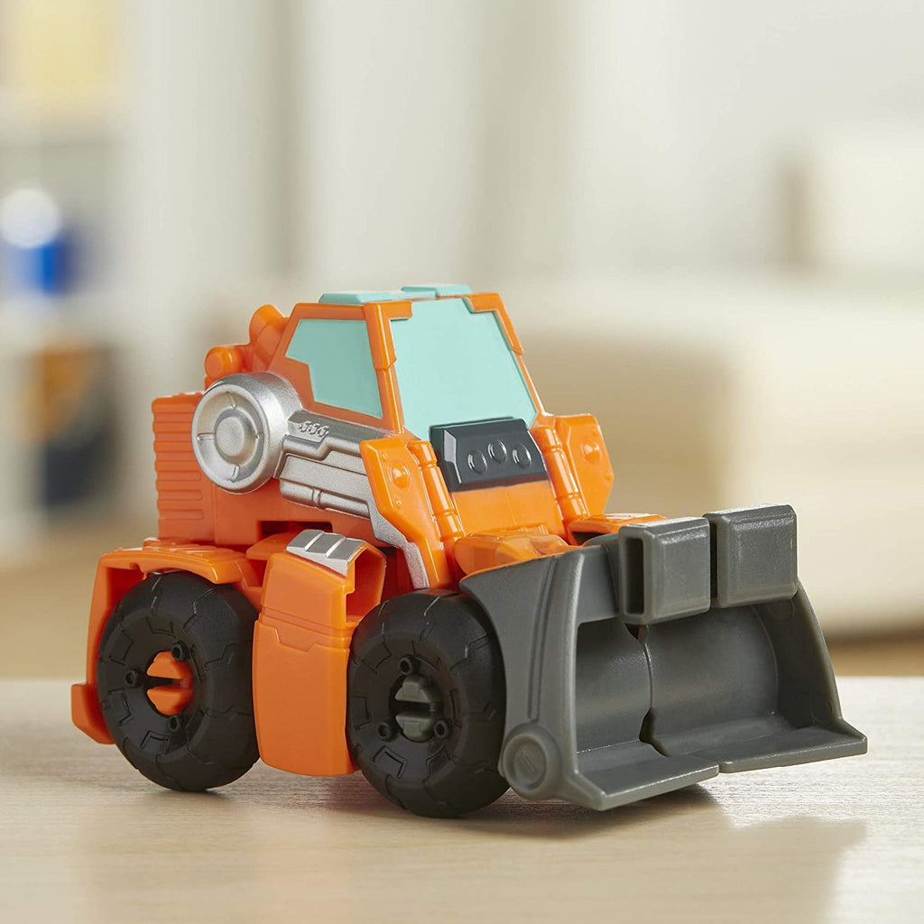 Transformers Playskool Heroes Rescue Bots Academy Command Center Wedge -- Converting Action Figure Toy with Trailer and Light-Up Accessory