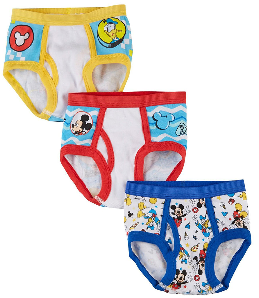 Handcraft Mickey Mouse Briefs, 3 pack, 2T/3T