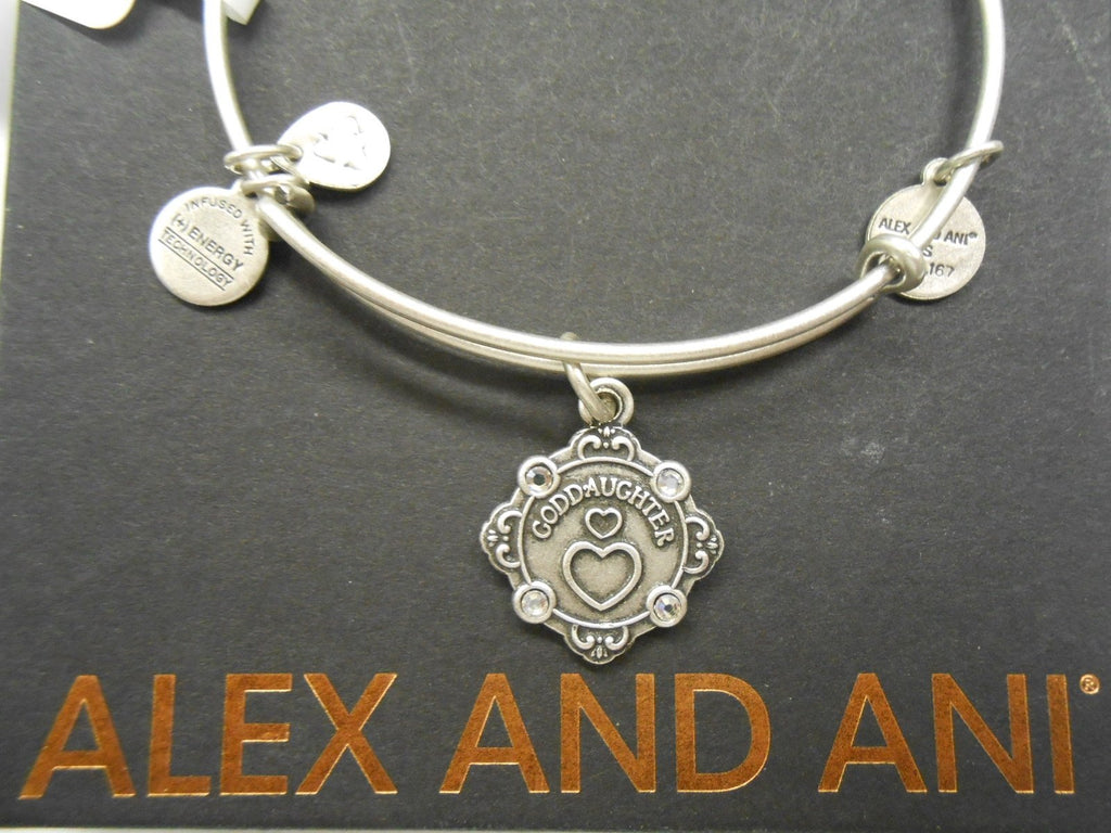 Alex and Ani Women's Because I Love You Goddaughter II Bangle