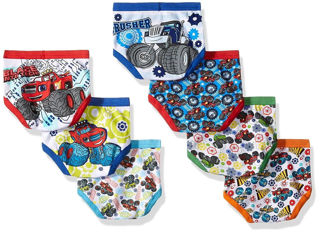 Nickelodeon Blaze and the Monster Machines Boys' Toddler 7pk Underwear
