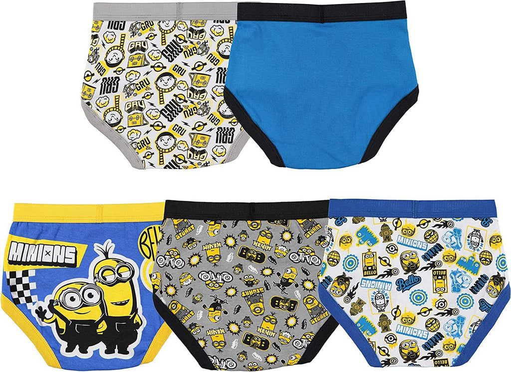 Despicable Me boys Minions Multipacks Briefs, Minions 5pk Boys, 6 US