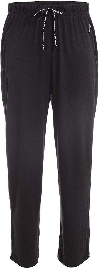 HEAD Mens 3-Pack Lounge Pants - Pockets Super Soft Jersey Spandex/Polyester Blend Pajamas