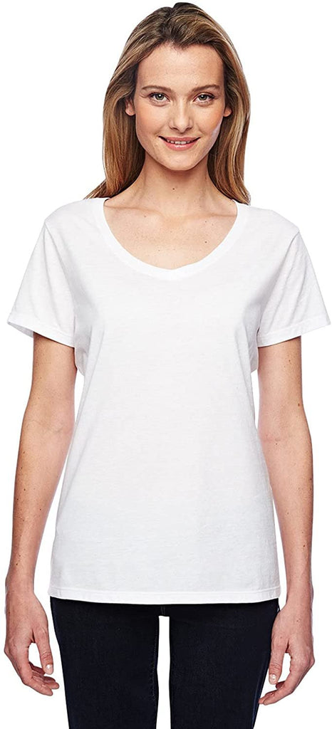 Hanes Women's X-Temp V-Neck T-Shirt (42V0)