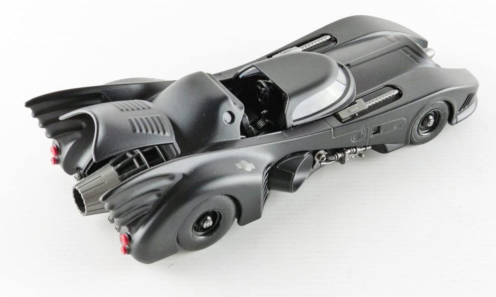 Dc Comic 1989 Batmobile With 2.75" Batman Metals Diecast Vehicle With Figure, Black