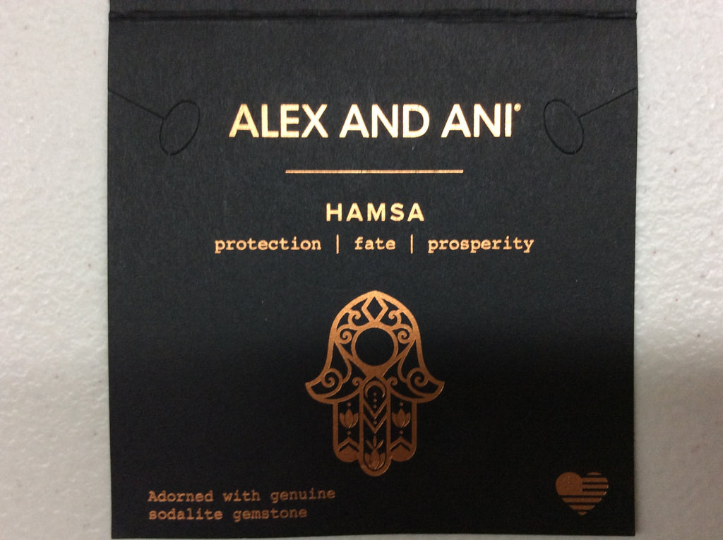 Alex and Ani Womens Color Infusion Hamsa Bangle