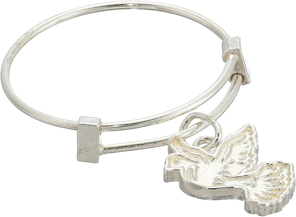 Alex and Ani Dove Expandable Wire Ring - Precious Metal