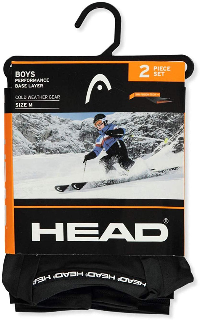 HEAD Boys' Performance Poly 2-Piece Long Underwear Set