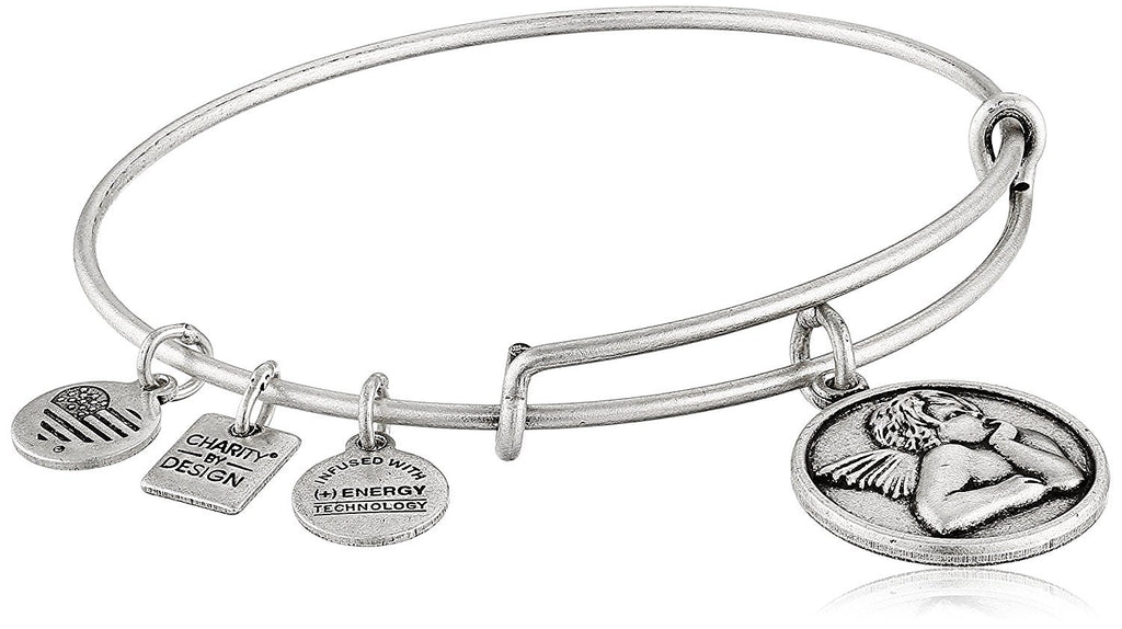 Alex and Ani Women's Charity by Design - Cherub Expandable Charm Bangle Bracelet