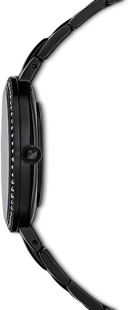 Swarovski Cosmopolitan Watch 5547646 Black Bracelet Black PVD