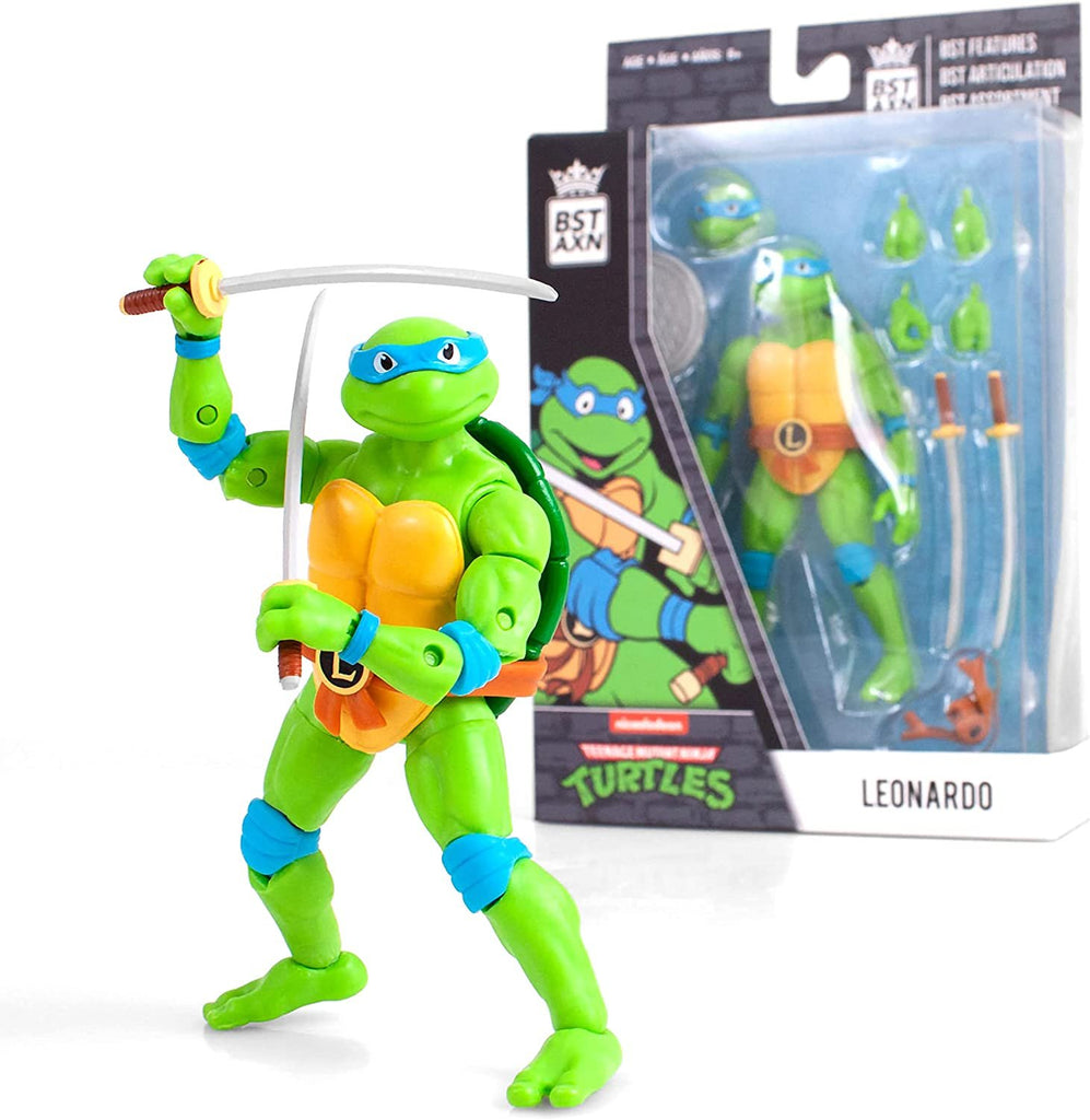 The Loyal Subjects BST AXN Teenage Mutant Ninja Turtles Leonardo 5" Action Figure