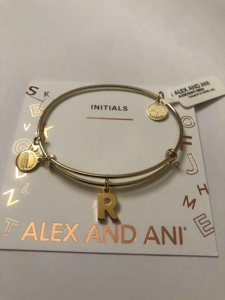 Alex and Ani Initial R III Bangle Bracelet