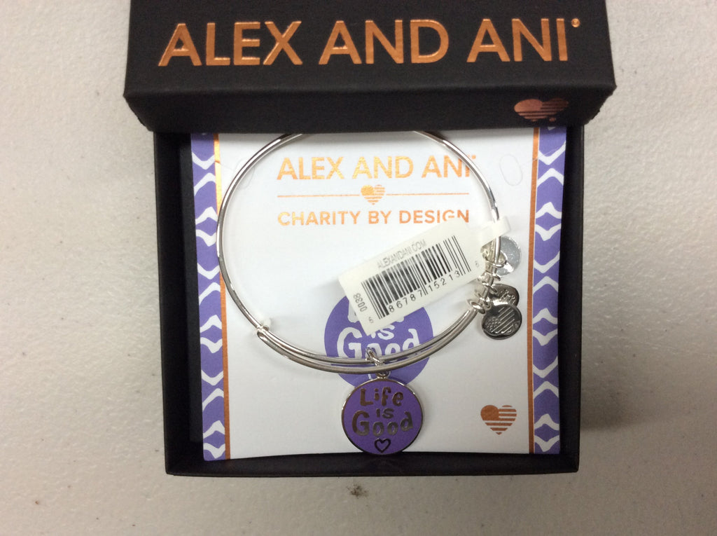 Alex and Ani Womens Charity by Design Life is Good Bangle