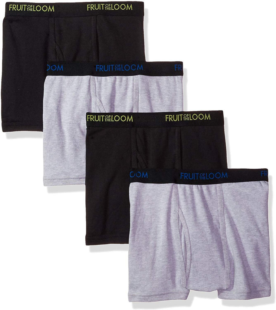 Fruit of the Loom Men's 4-Pack Premium Dri-Stretch Short Leg Boxer Brief