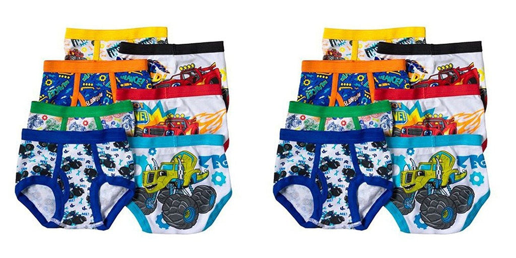 Blaze and the Monster Machines Toddler Boys 7 Pack Underwear Briefs