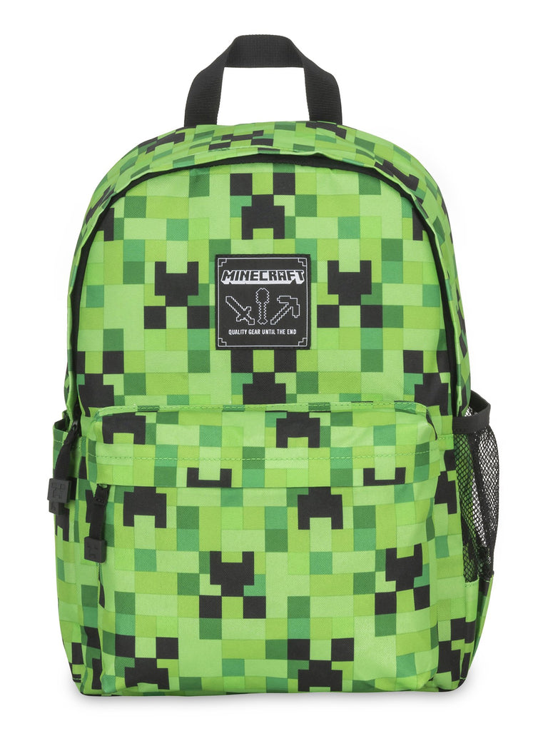 Minecraft kids Backpack Creeper Fatigue Tier 1 16"