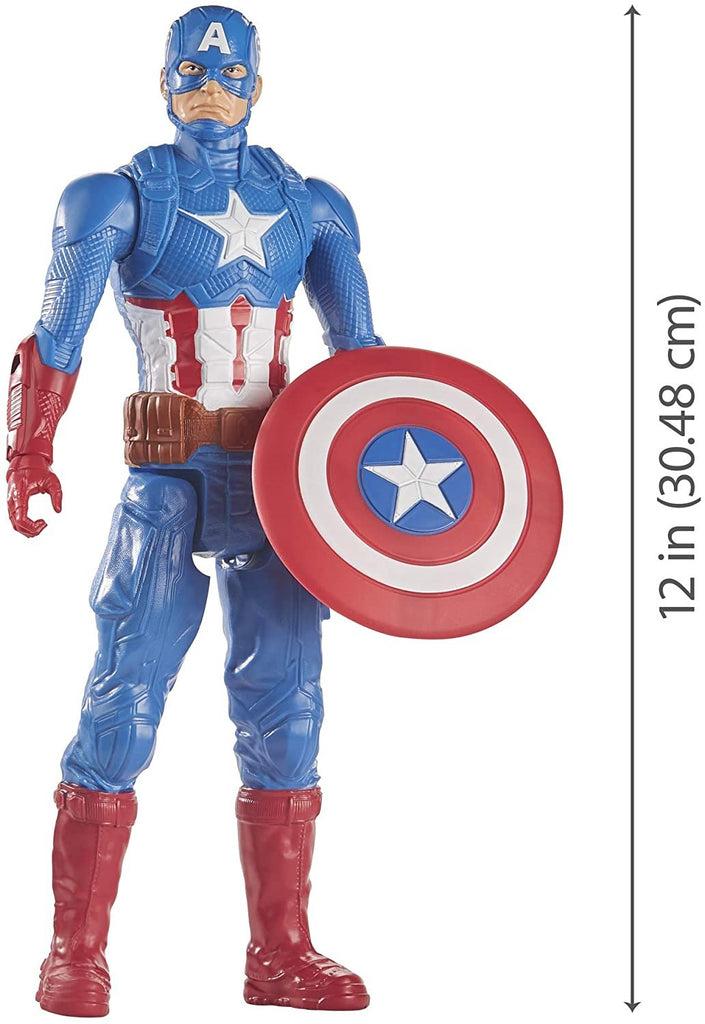 Avengers Marvel Titan Hero Series Blast Gear Captain America Action Figure