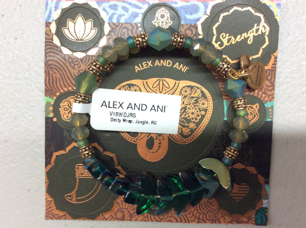 Alex and Ani Womens Deity Wrap Jungle