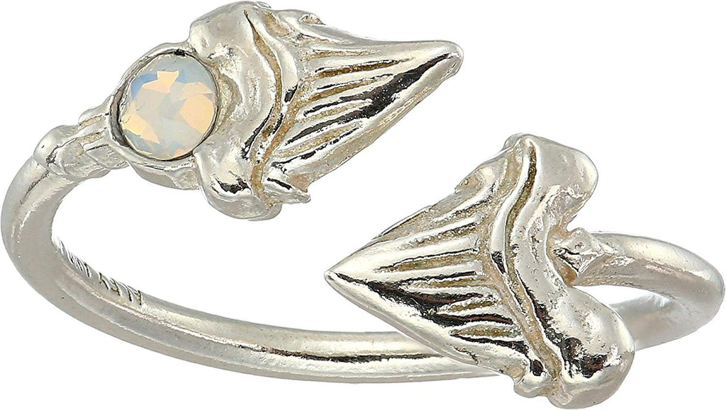 Alex and Ani Womens Shark Tooth Ring Wrap - Precious Metal