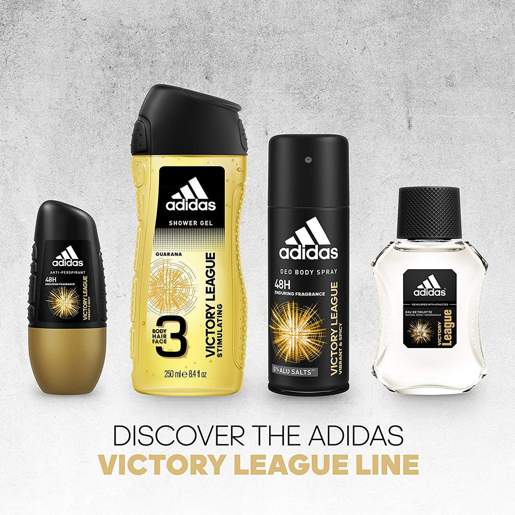 Adidas Victory League Men Deodorant Spray, 5.07 Ounce
