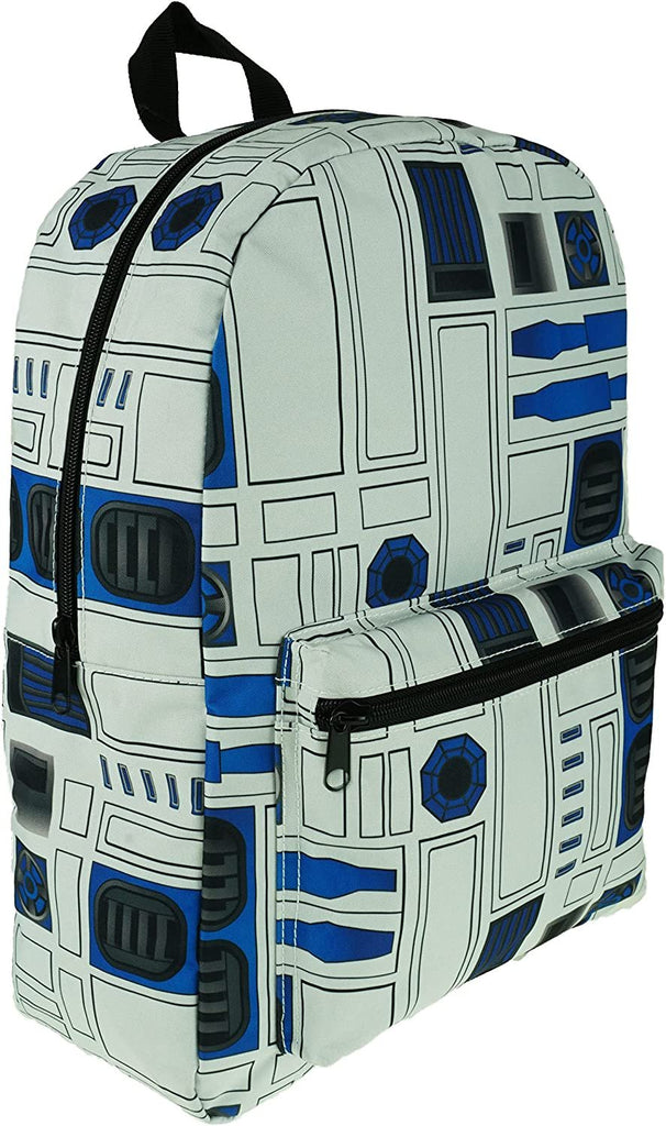 KBNL Star Wars - R2D2 Deluxe All Over Print Backpack - 64955, White