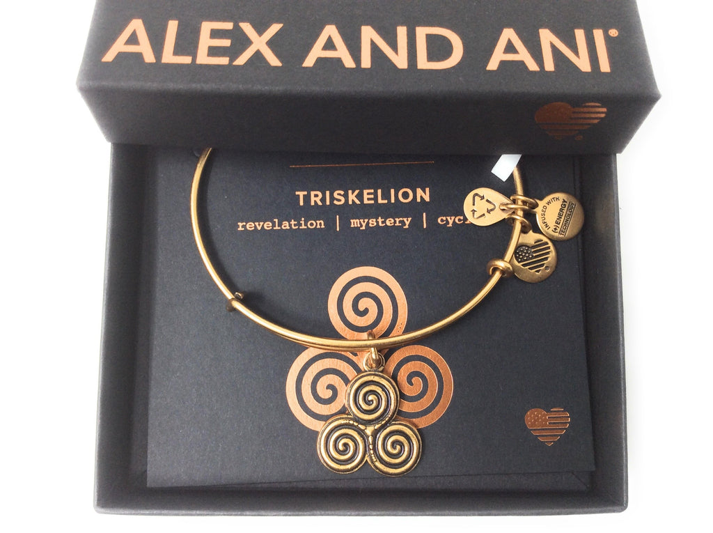 Alex and Ani Womens Triskelion Bangle