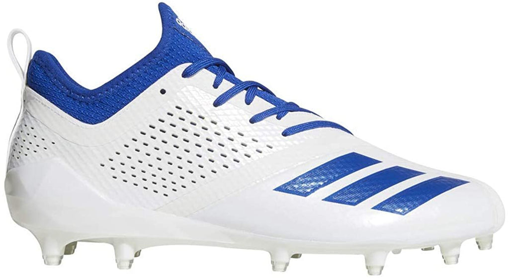 adidas Adizero 5Star 7.0 Cleat Mens Football 8.5 White-Collegiate Royal