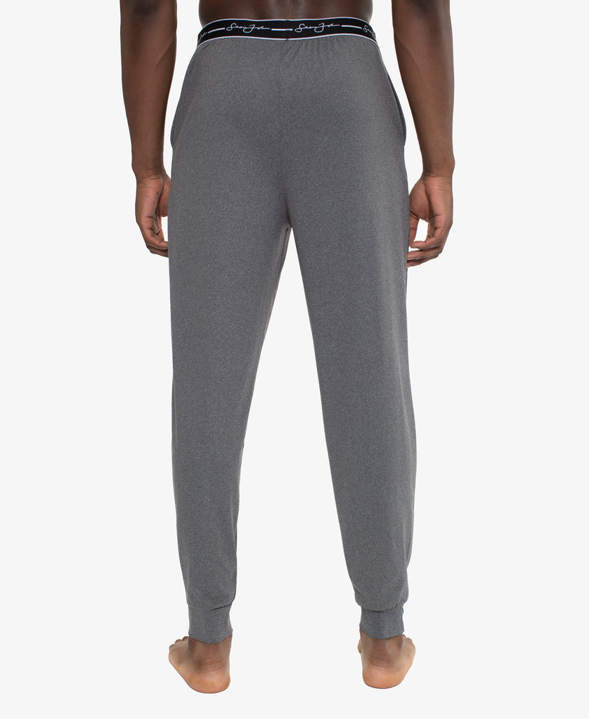 Sean John Mens Lounge Pants - Pockets Jersey Spandex/Polyester Blend Pajamas